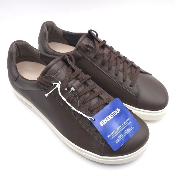 BIRKENSTOCK New Bend Low LEATHER Unisex Shoes Size 43N US M10 Brown Sneakers main image 10